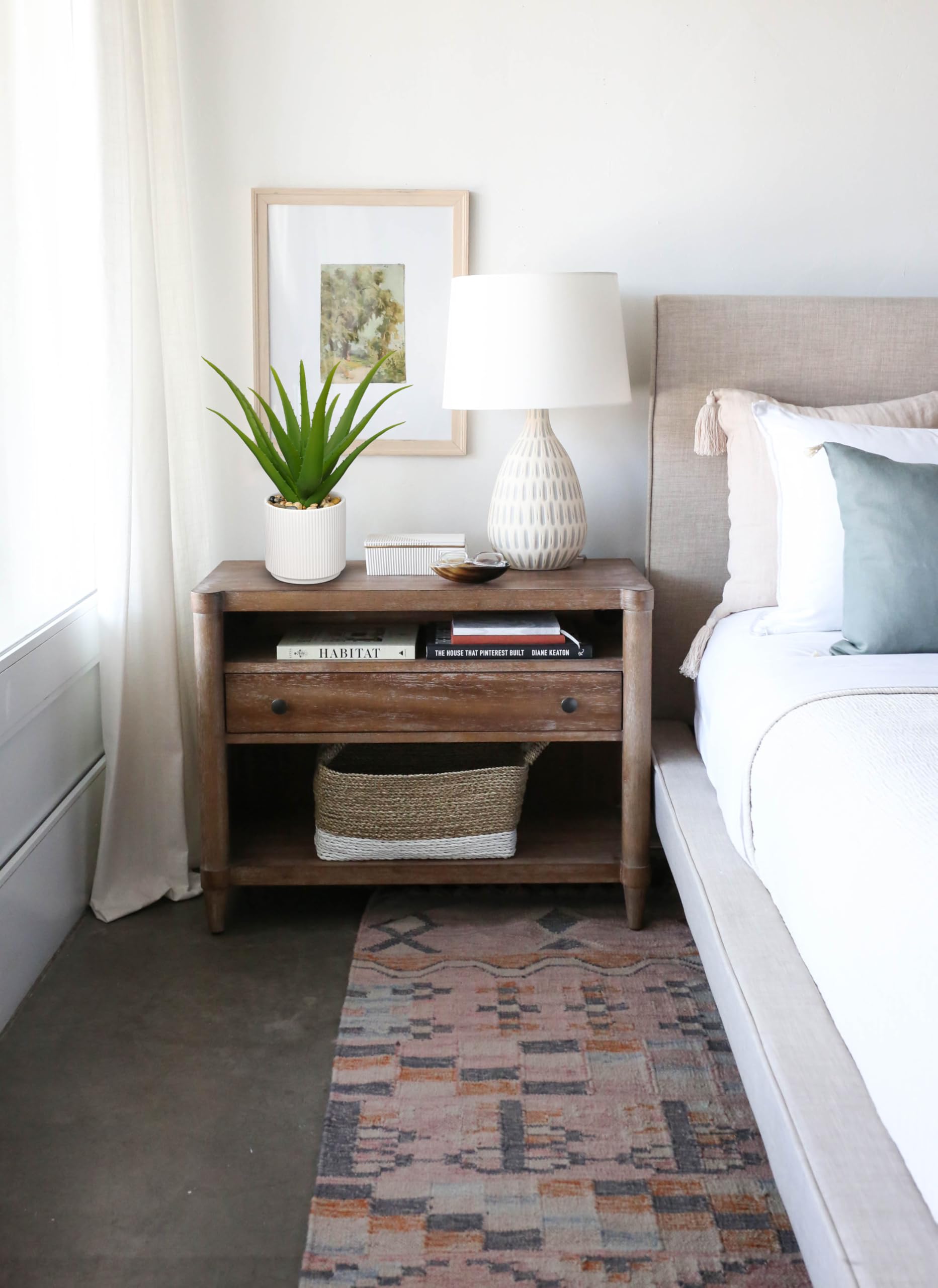 Oairse 45cm Kunstpflanze im Topf Künstliche Aloe Vera Pflanze im Topf Kunstpflanzen Kunststoff Pflanzendeko für Wohnzimmer Balkon Schlafzimmer Badezimmer Zimmer Tischdeko Indoor Decor