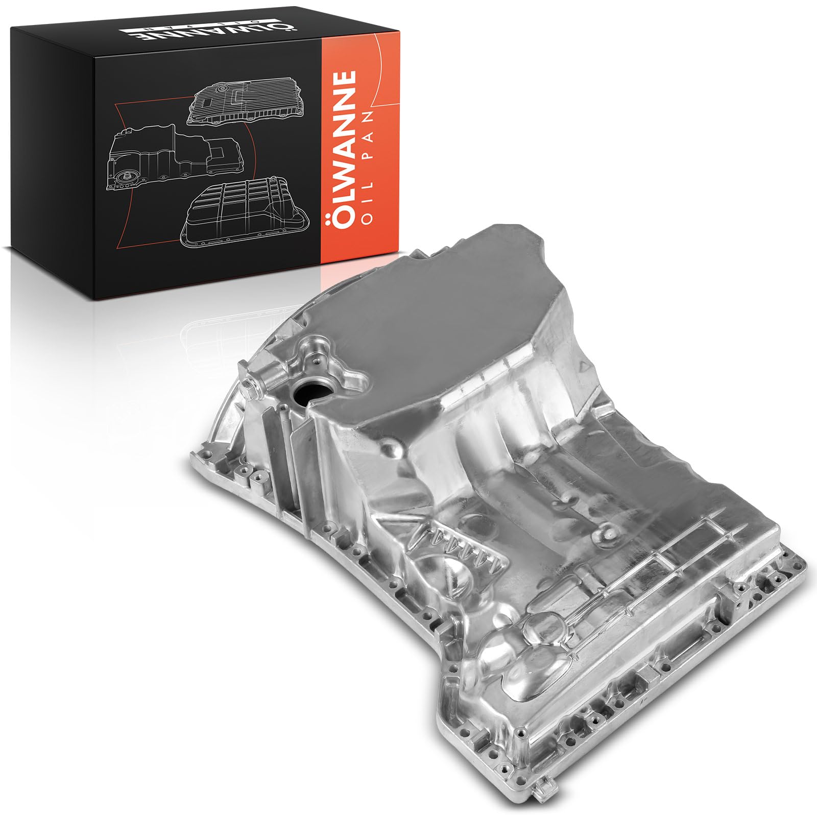 Frankberg Coppa dell'olio 2710101413 | Compatibile con: Classe C Coupé C204, Classe CLC CL203, SLK R171, CLK Cabriolet A209, Classe C Modello T S204