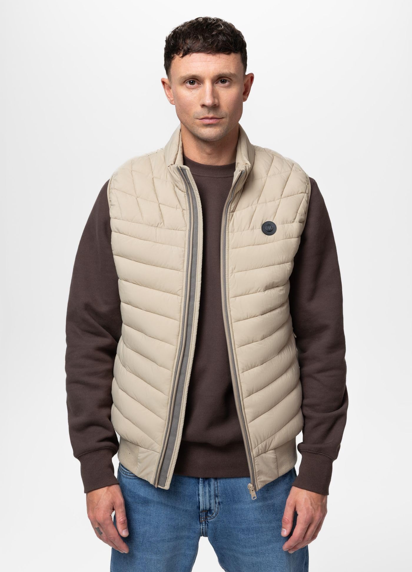 PITBULL - Smanicato Uomo Invernale Naylor, Gilet Uomo per La Transizione, Piumino Smanicato Antivento, Smanicata Senza Maniche, Gilet Leggero, Smanicata Sportivo con Tasche