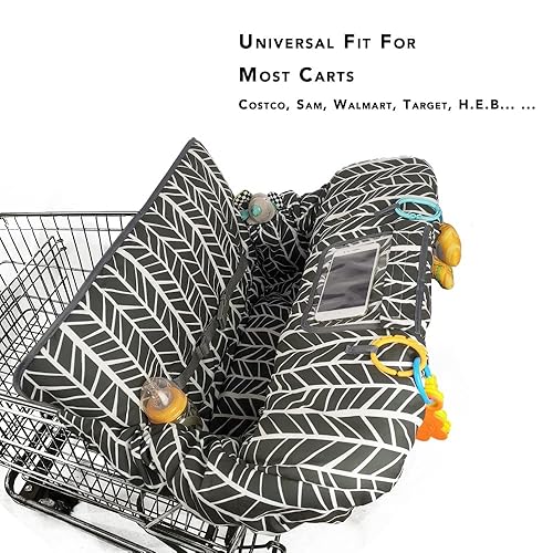 Miniatura 2 de Funda para carrito de compras para bebé, niño, niña, fundas de carrito multien 1 para bebés, funda acolchada suave para silla alta infantil, lavable