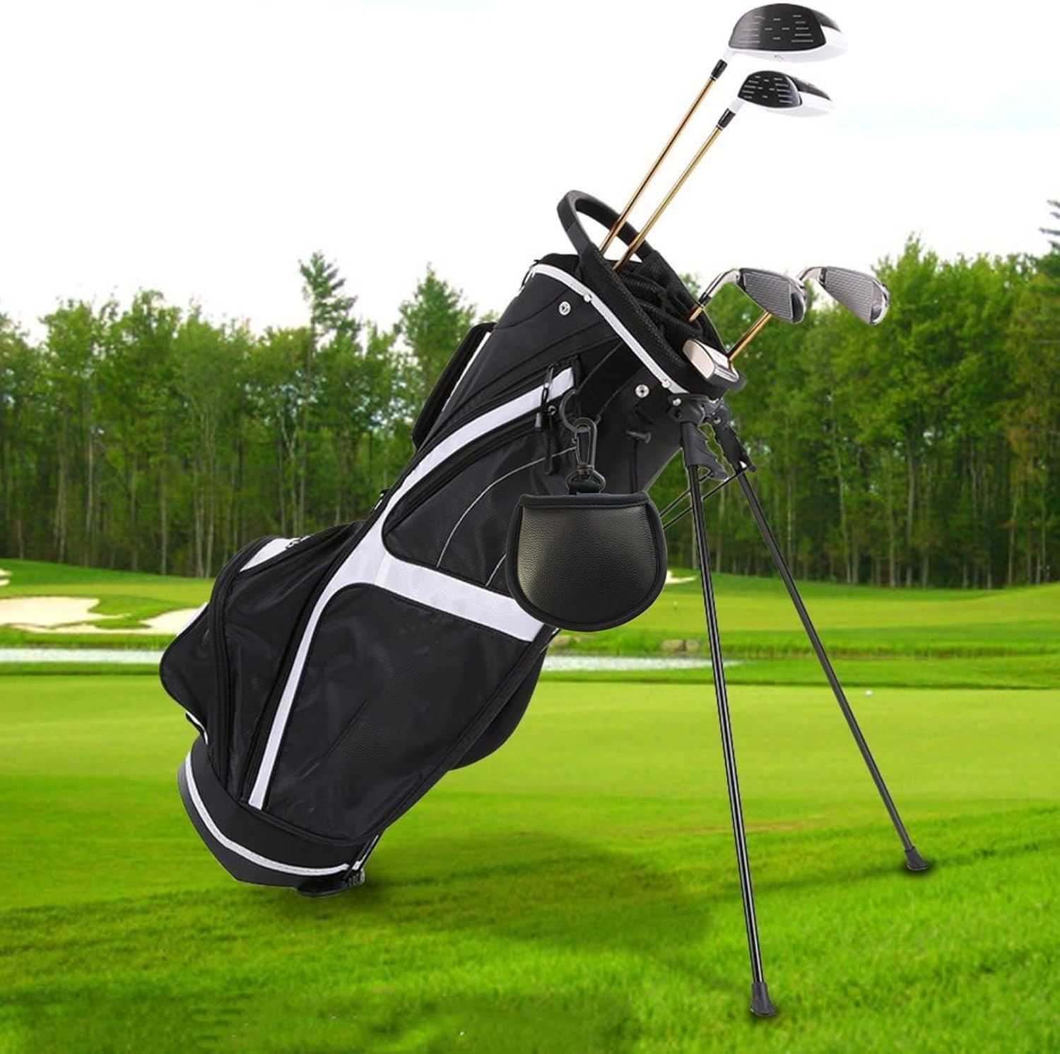 Golf Ball Cleaning Bag Waterproof Golf Ball Washer Pocket Golf Ball Washer Pocket Bag Cleaning Bag
