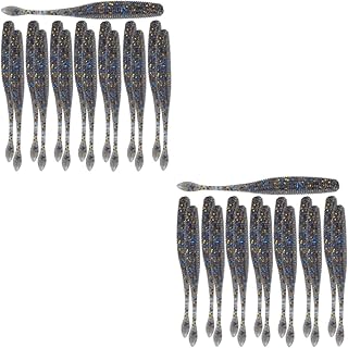 INOOMP Gulp Saltwater Fishing Bait Fishing Supplies 30 Pcs Swing Tail Bait bass Bait Swim Bait Artificial Fishing Equipment baits carp Bait Striped bass Portable Fishing Lure