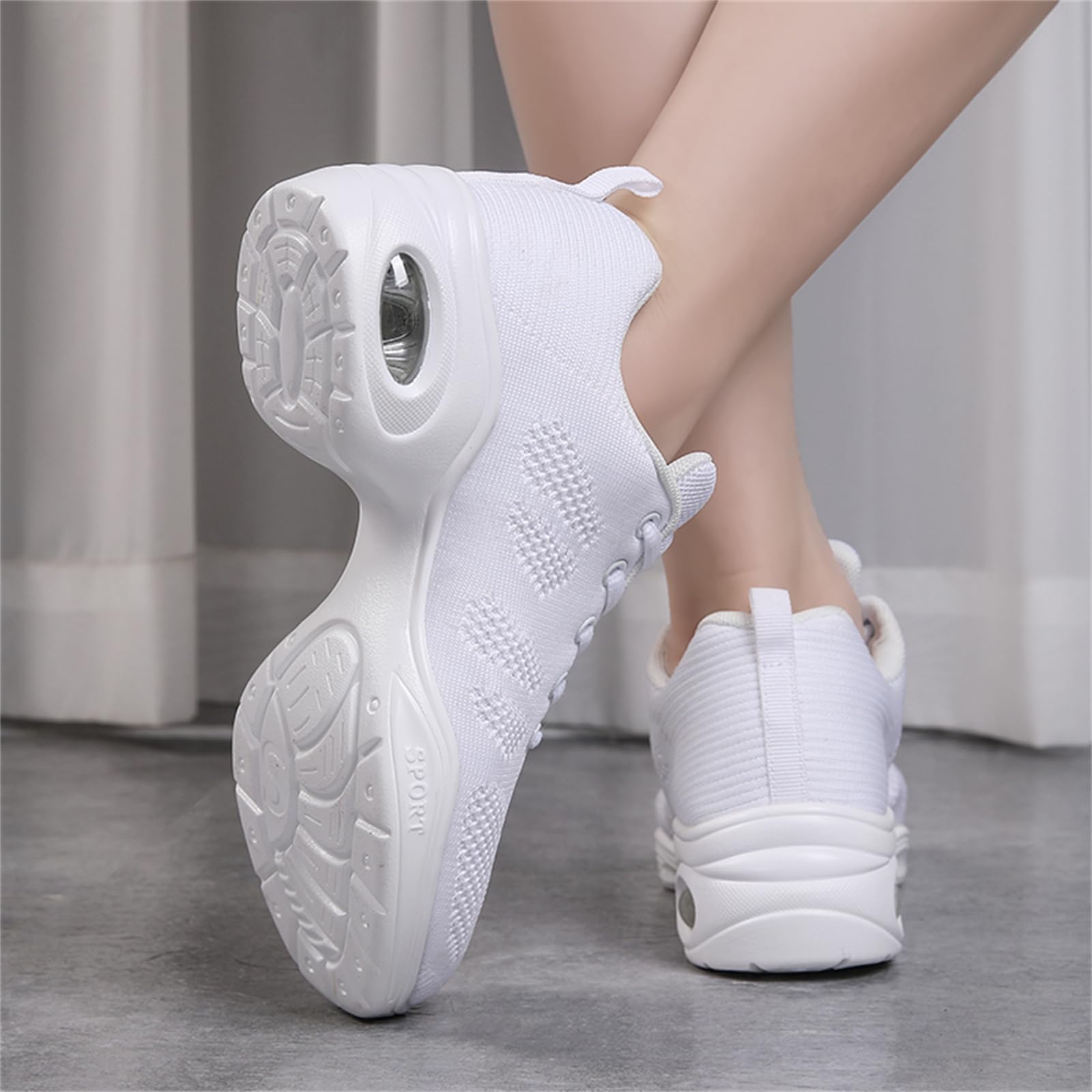 Damskie buty do cheerleaderek Buty do tańca nowoczesnego Miękkie dno oddychające tenisówki