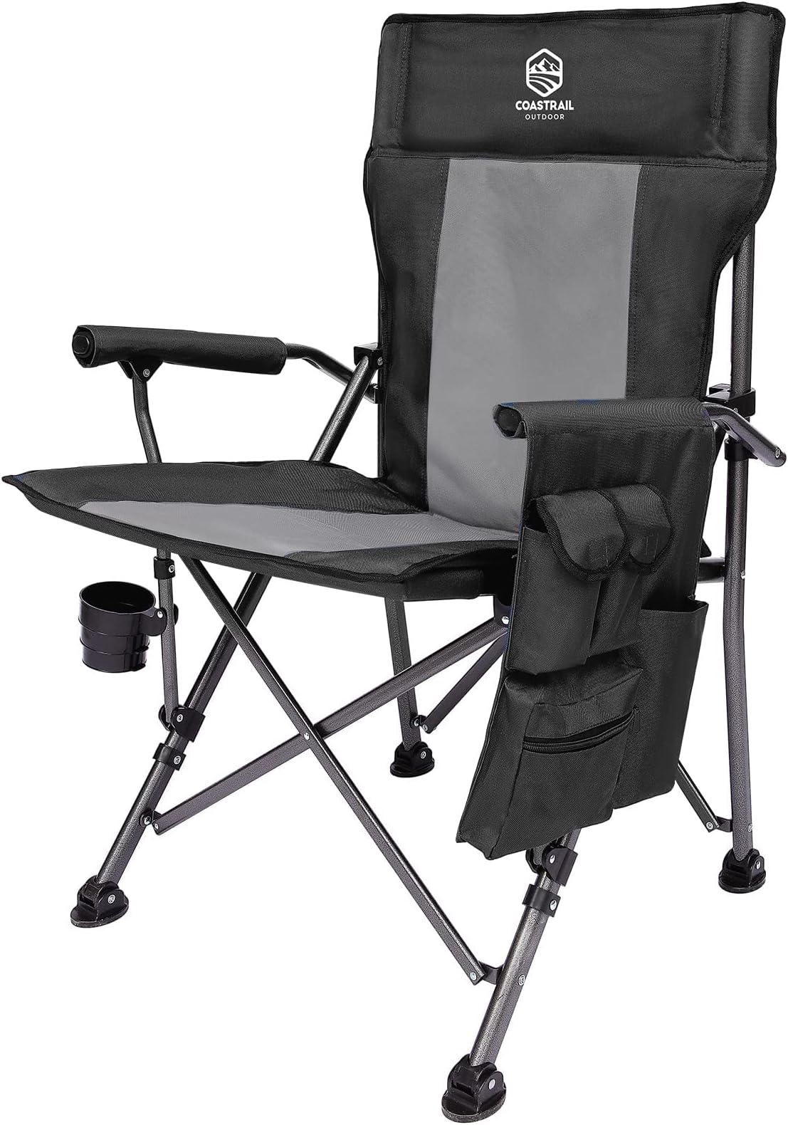 ALSafiEST COASTRAIL Portable Folding Trip and Camping Chair Black