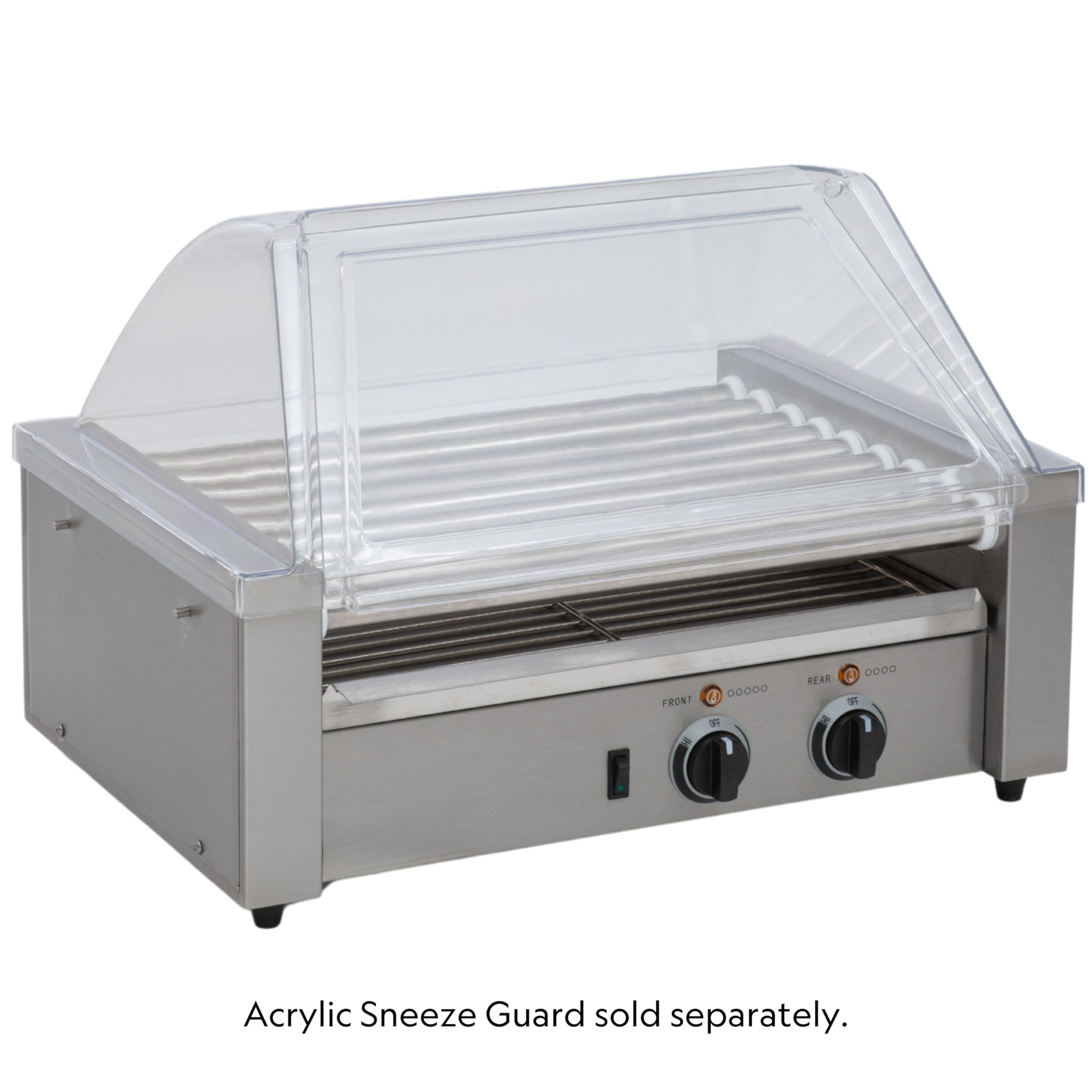 FSE RG-09 Hot Dog Roller Grill with 9 Rollers, 24 Hot Dog Capacity, 120V