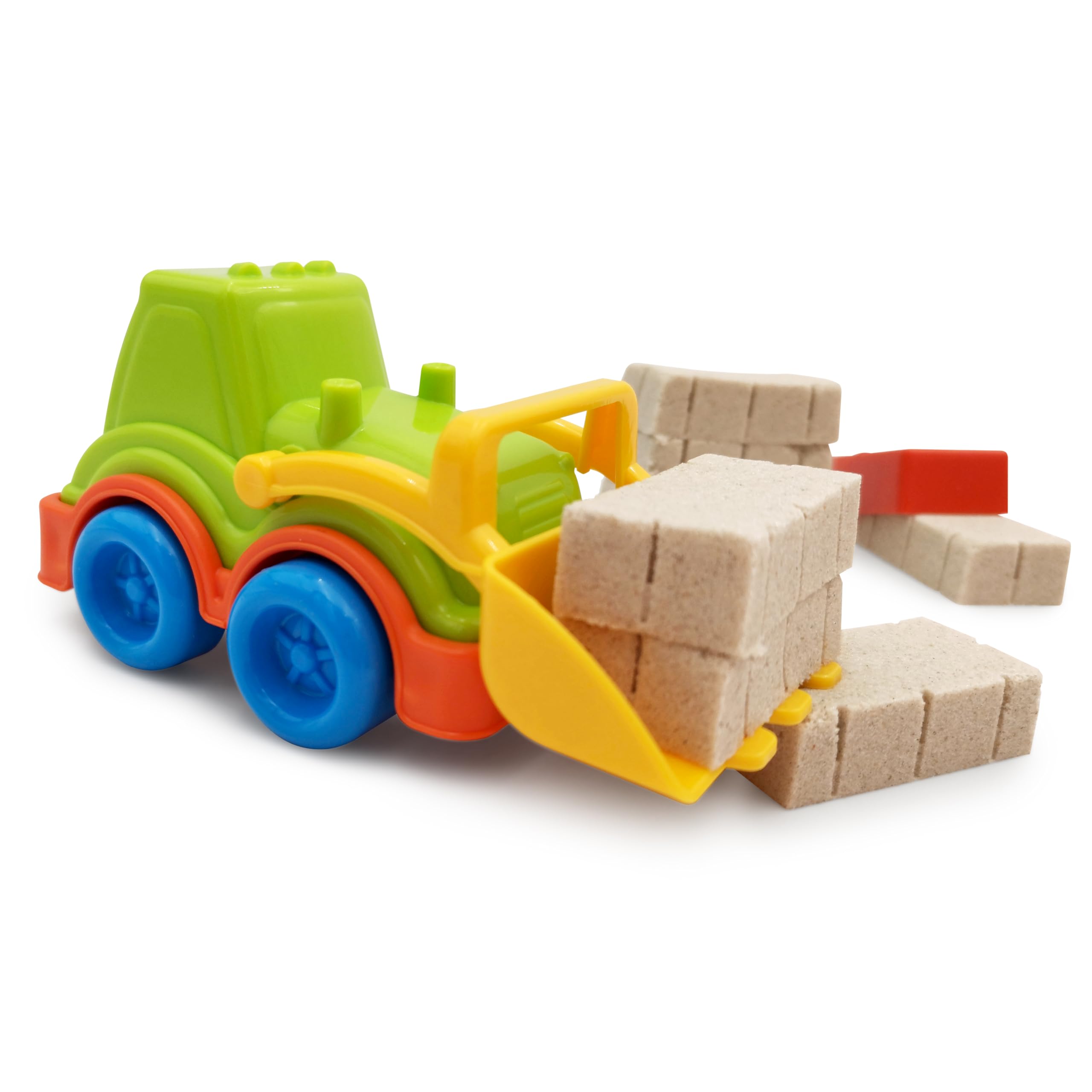 GENIO KIDS Zestaw Magicznego Piasku 1 kg, Magiczny Piasek do Budowy z Akcesoriami, Nietoksyczny Magiczny Piasek dla Dzieci 3 4 5 6 7 8 Lat