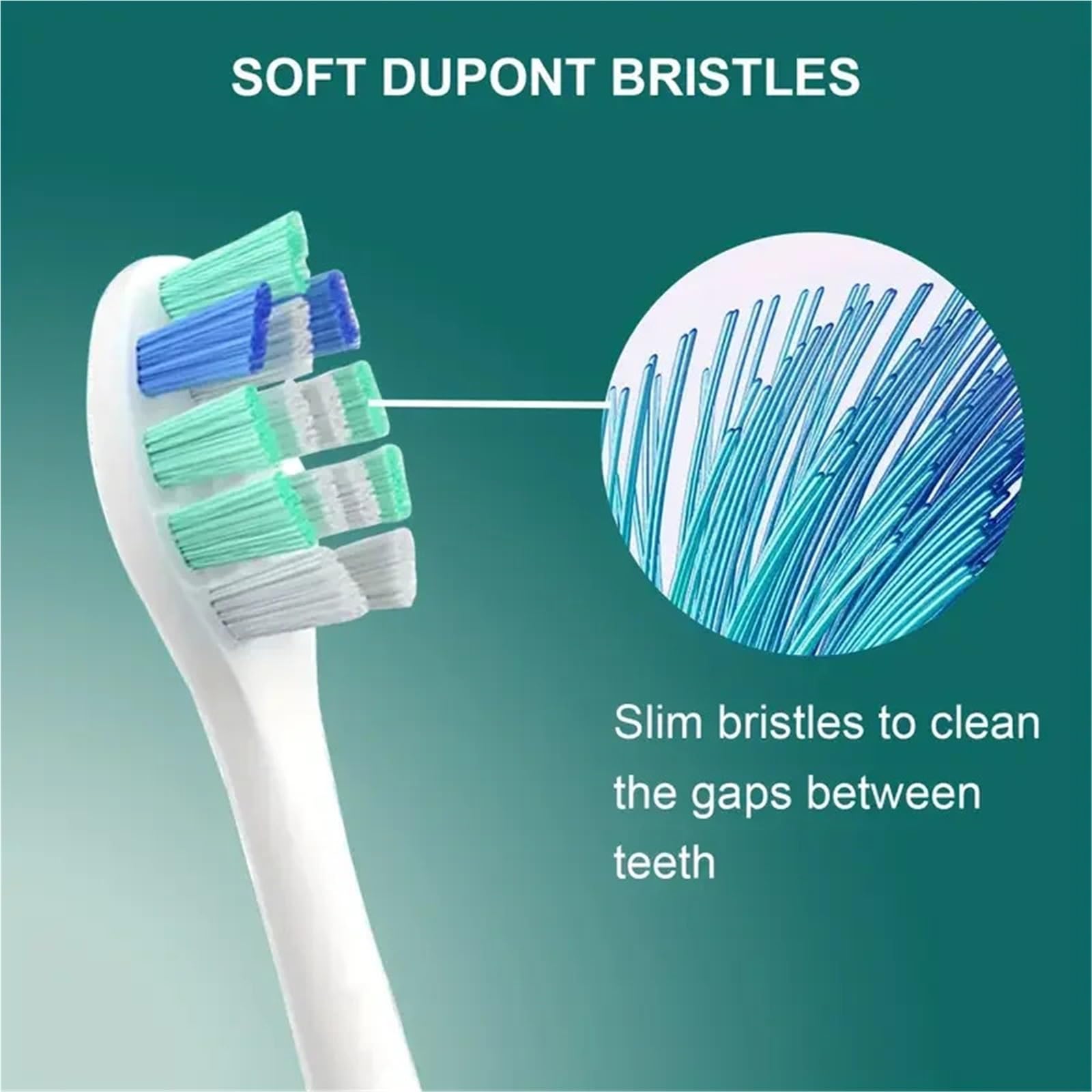 Testine spazzolino, compatibile con Philips, 1100 2100 4100 4300