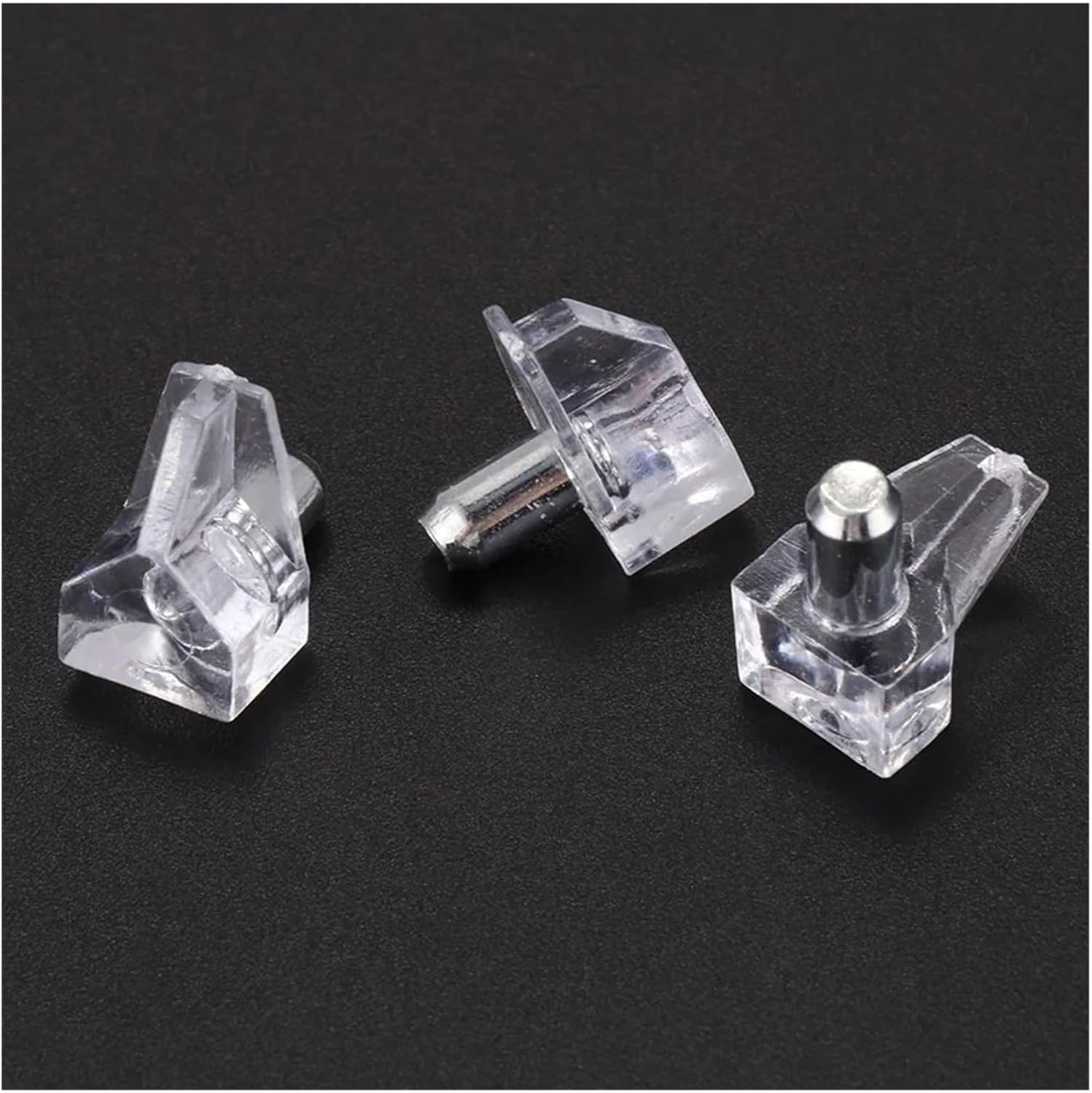 Cabinet Shelf Pegs, 5 Mm Pin Shelf Support Studs Strong 100 Pcs, Transparent