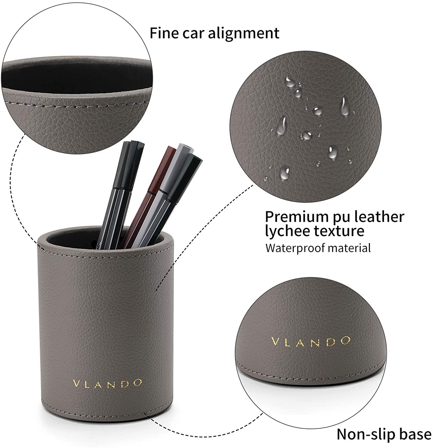 Organizzatori per cassetti per ufficio (set grigio)