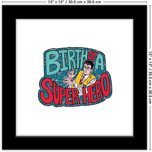 Miniatura 6 de Trends International Gallery Pops Marvel Spider-Man - Póster de pared con diseño retro del nacimiento de un superhéroe, 12.00 x 12.00 pulgadas,
