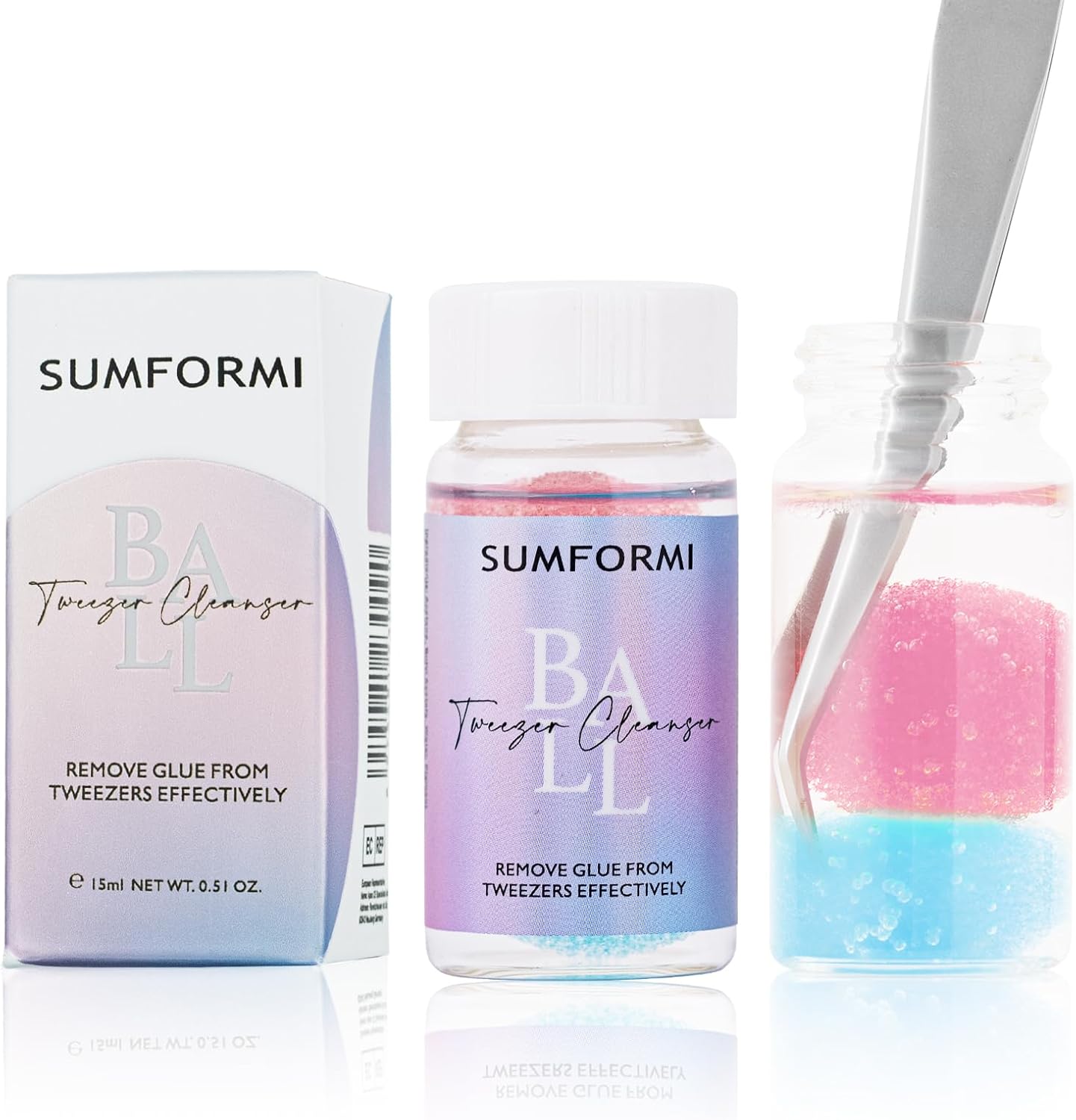 Eyelash Extension Tweezers Cleaner Lash Tweezers Cleaning Tool for Eyelash Glue Remover Liquid Glue Cleaner Lash Extension Supplies -(2 Spongeballs/bottle) Eyelash Extension Tweezers Cleaner Lash Tweezers Cleaning Tool for Eyelash Glue Remover Liquid Glue Cleaner Lash Extension Supplies -(2 Spongeballs/bottle)