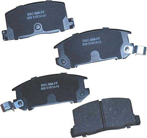 Miniatura 52 de Bendix Pastillas de freno traseras de cerámica Premium SBC1100 para Nissan Frontier 2024-2005, Xterra 2015-2005, Suzuki Equator 2012-2009