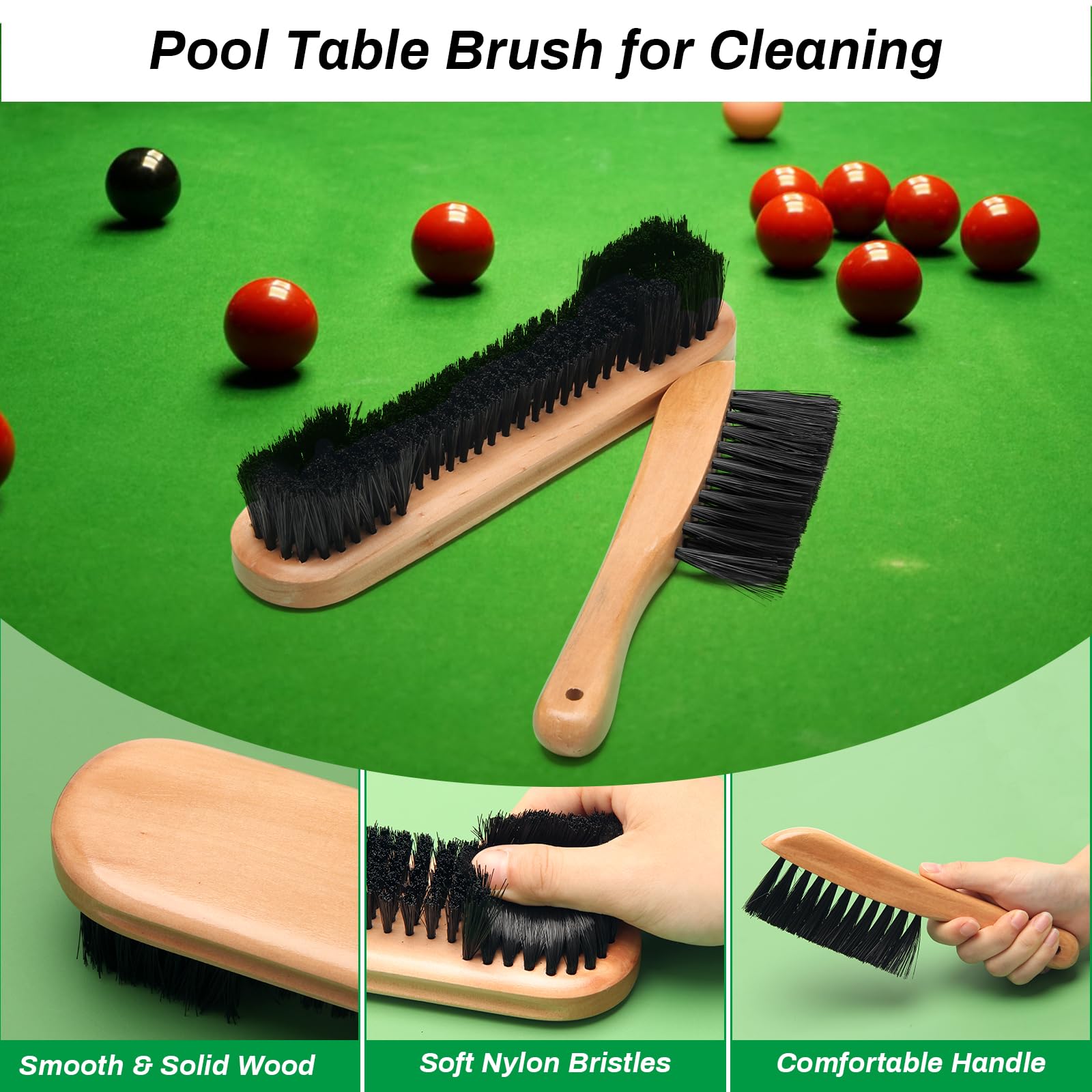 Windspeed 4+1 Pool Table Brush Set - Image 4