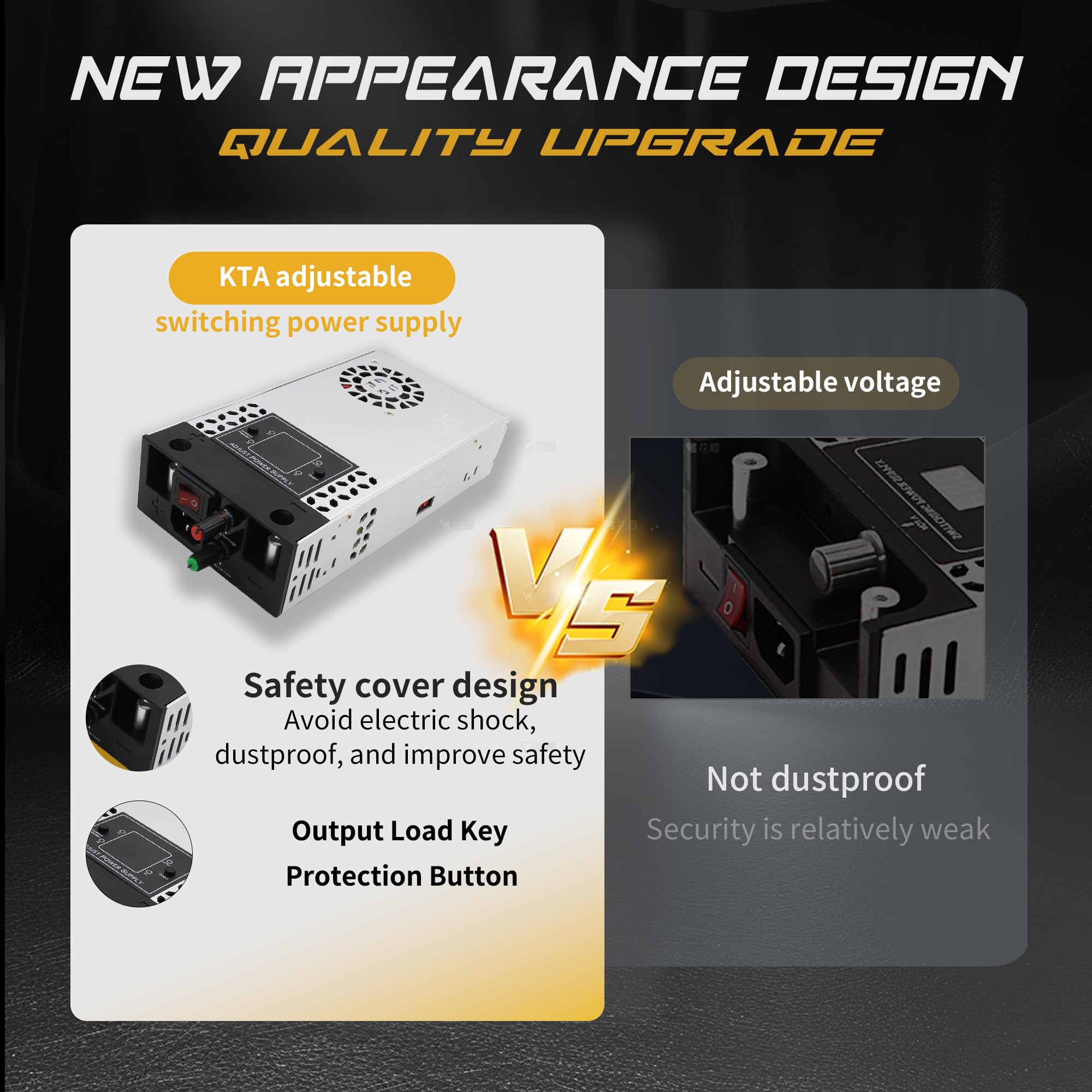 Nowa wersja konwertera AC na DC 30 V 500 W zasilacz, uniwersalny konwerter SMPS 120 V na 12 V, adapter sterownika transformatora prądu stałego do kampera, pompy, taśmy LED, monitora LCD