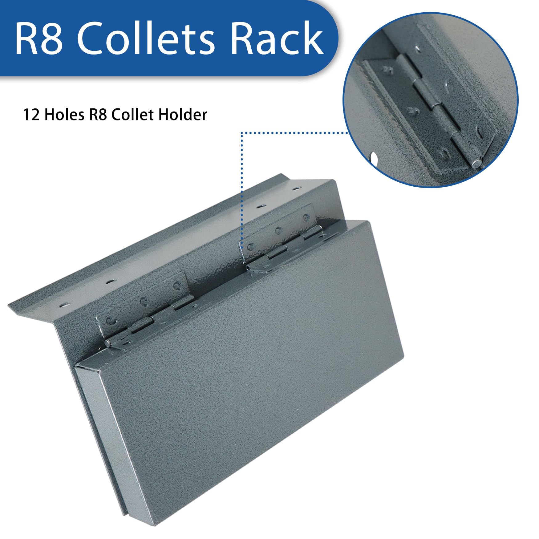 WFLNHB R8 Collet Rack With 12 Holes R8 Collet Holder — Amazon image 5