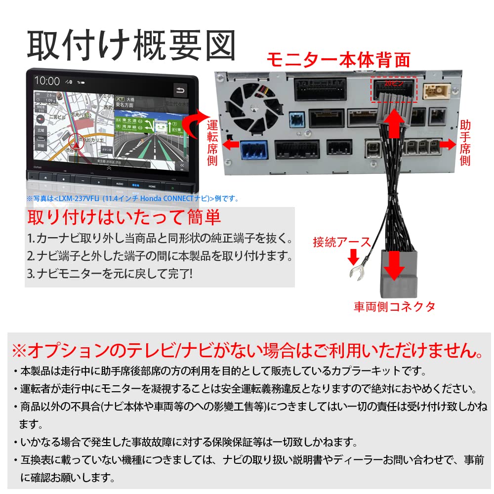 ホンダ　コネクトナビ　LXM-237VFNi　9インチ CONNECTナビ ホンダ コネクトナビ LXM-237VFNi 9インチ CONNECTナビ - メルカリ