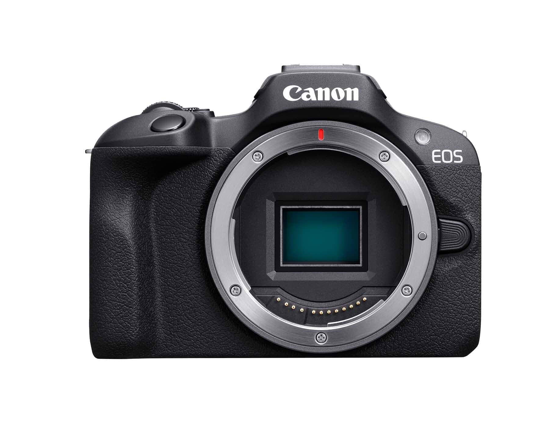 CanonEOS R100 Mirrorless Camera, RF Mount, 24.1 MP, DIGIC 8 Image Processor, Continuous Shooting, Eye Detection AF, Full HD Video, 4K, Small, Lightweight, Wi-Fi, Bluetooth, Content Creation Compact