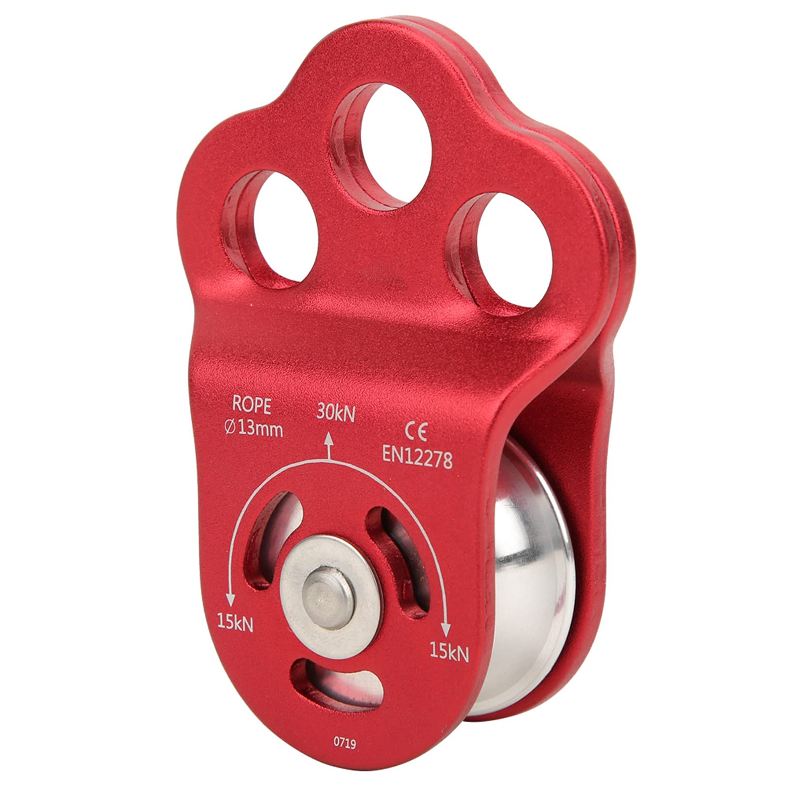 ThreeHole Climbing Single Pulley, Sturdy and for Fire Rock Climbing