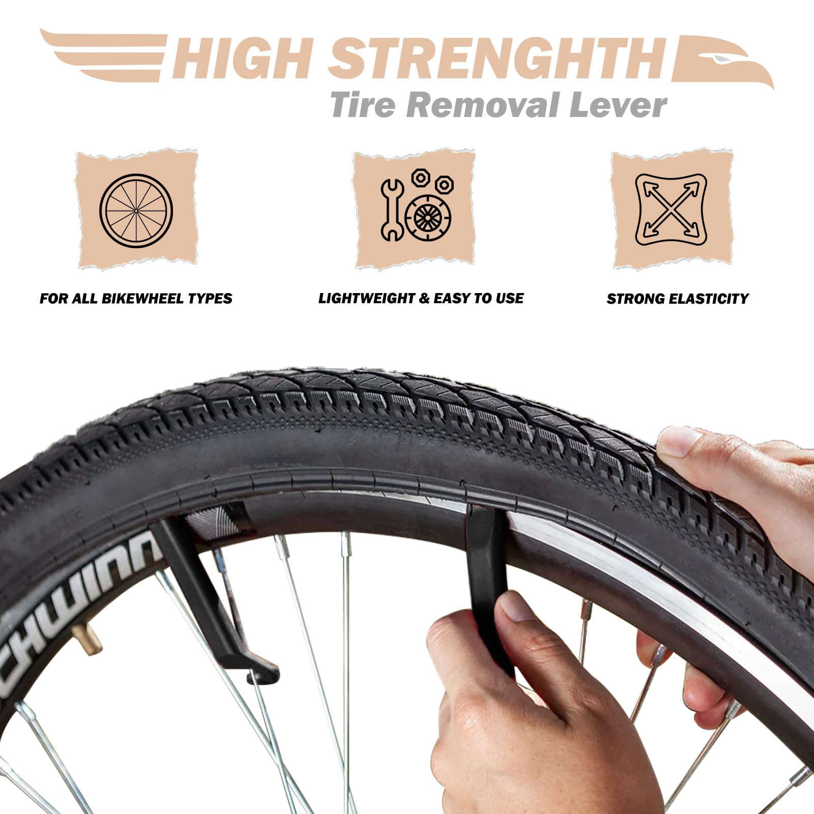 MOHEGIA Chambre à air Fat Bike : 20 x 3,0/26 x 3,0 pouces pour vélo électrique avec valve Schrader AV 32 mm avec 2 démonte-pneus inclus