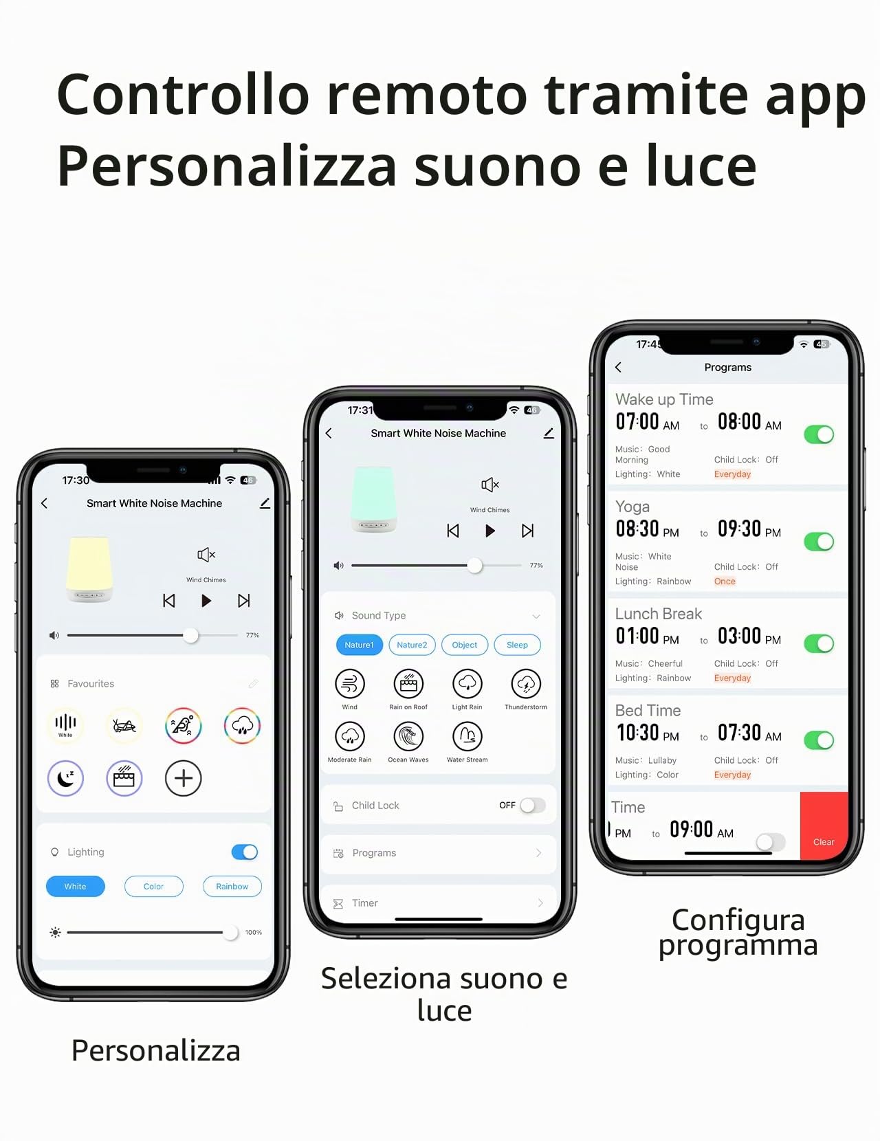 Momcozy Bundle Rumore Bianco Neonati – Portatile & Smart con Luce Notturna