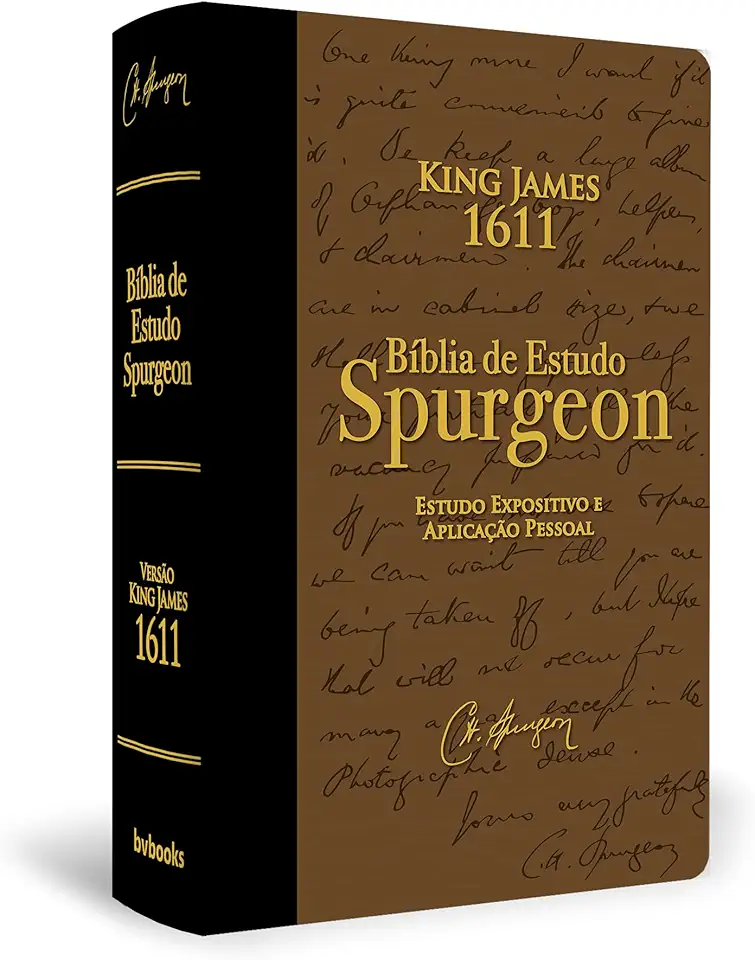 Bíblia de estudos e sermões de C.H. Spurgeon - Capa luxo