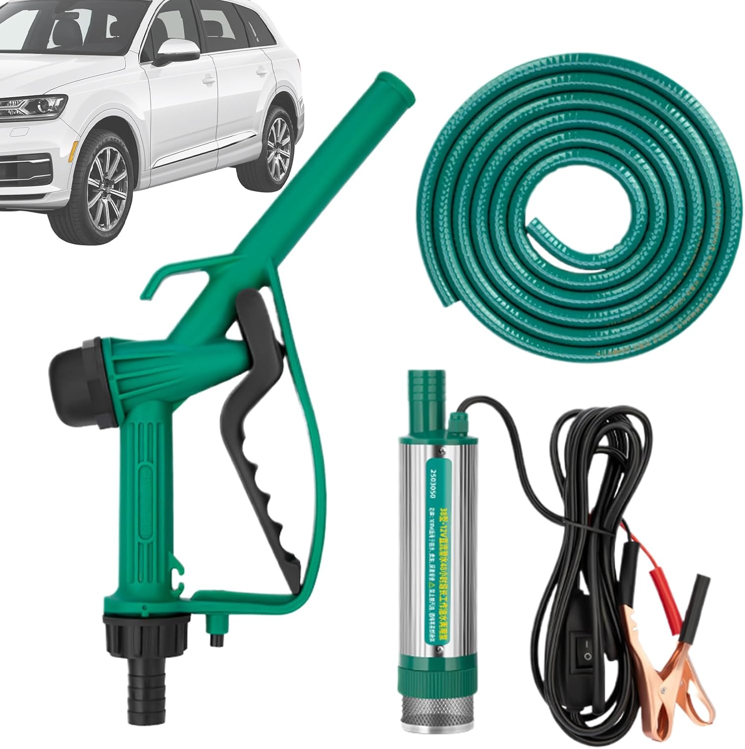Water Transfer Pump,Power Fluid Pump for Transfer | Extractor for Siphon for Vehicles | For Outdoor Garden Motorhome Agriculture Irrigation Garage Farm