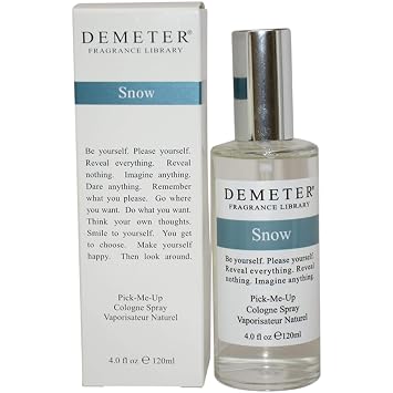 Demeter Snow Cologne Spray for Unisex, 4 Ounce
