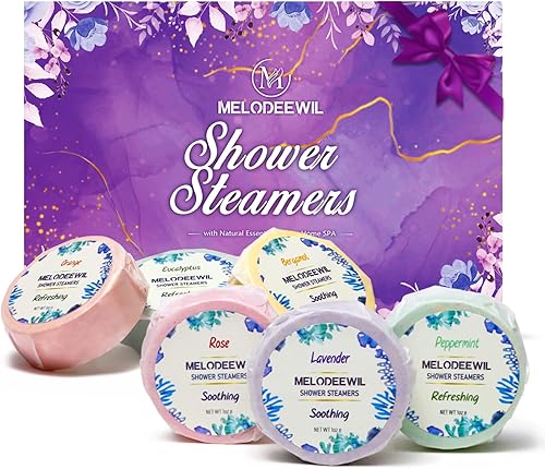 Vaporizador de ducha para aromaterapia, bombas de ducha de aceite esencial natural, alivio del estrés, regalos de cuidado personal para ella, niñas,
