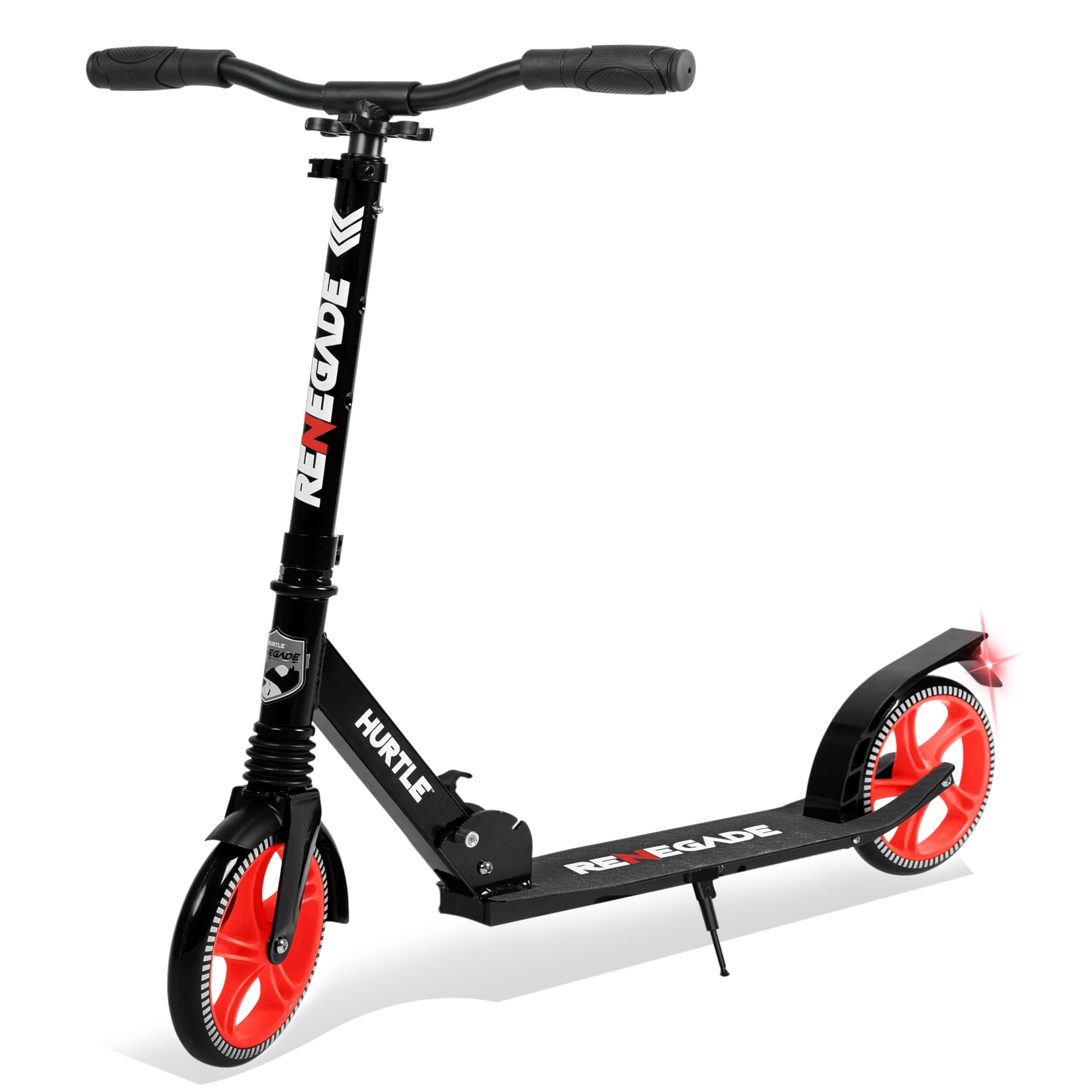 Hurtle Renegade Patinete 2 Ruedas Plegable Ajustable Freno Manillar