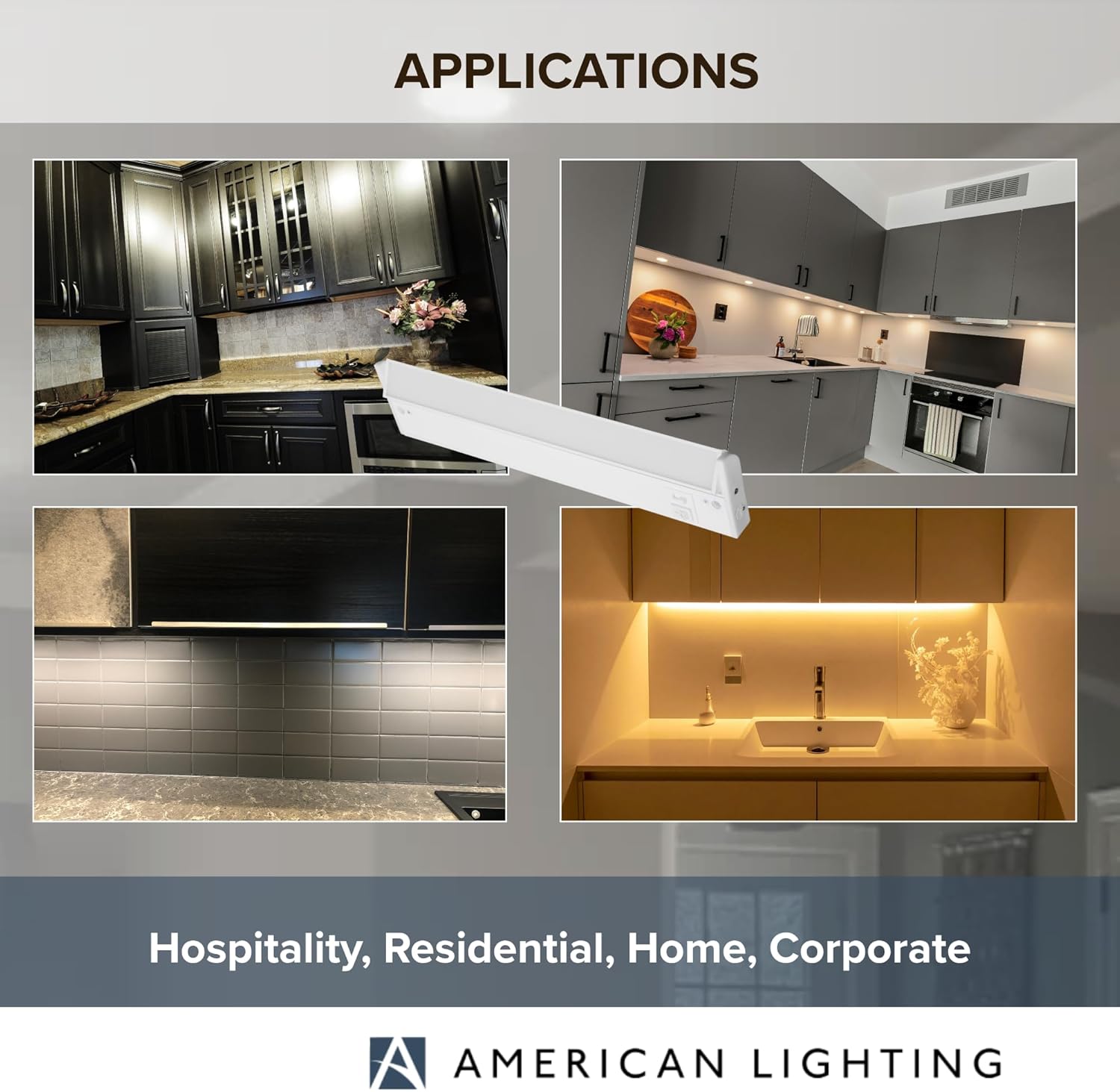 Applications of American Lighting LED Undercabinet Lights
