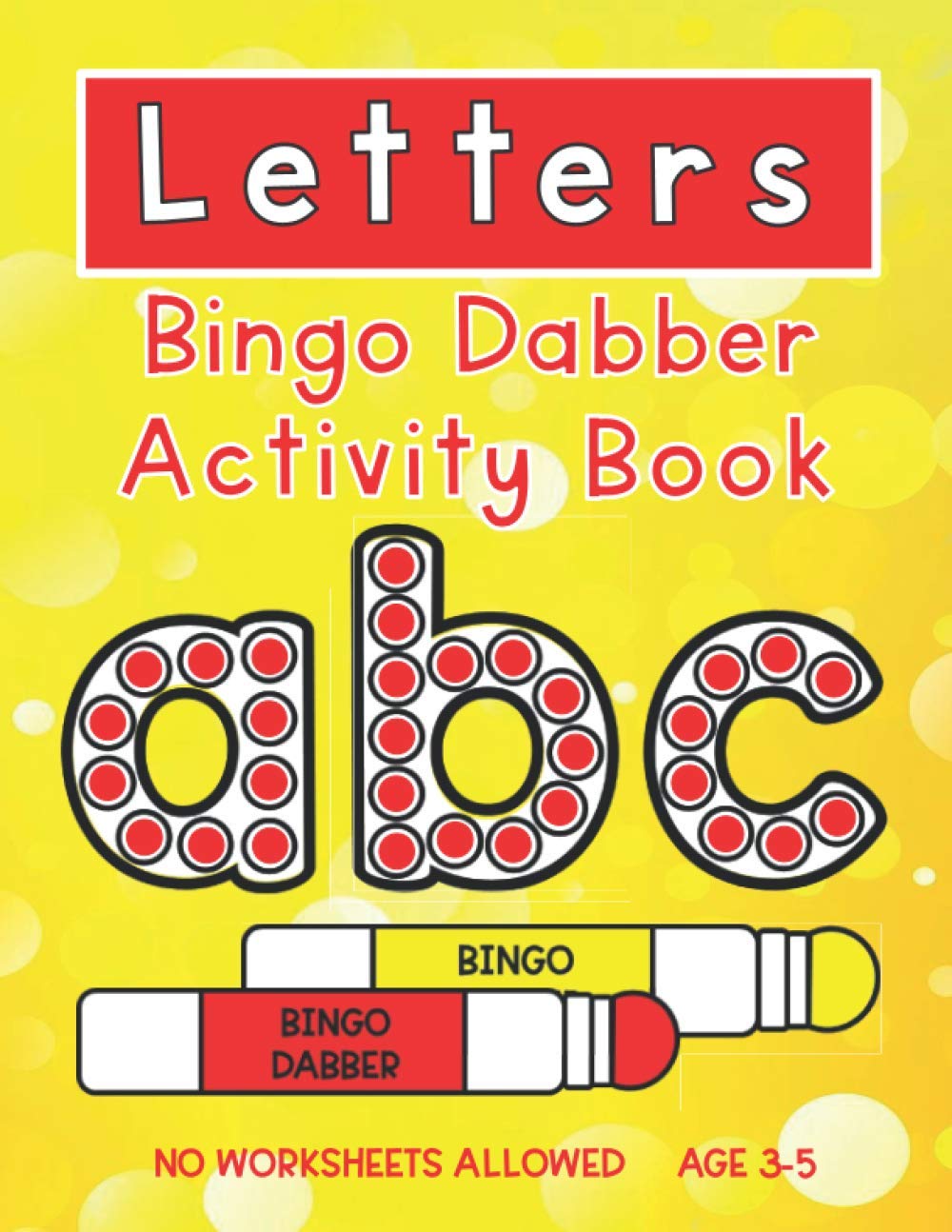 Letters Bingo Dabber Activity Book