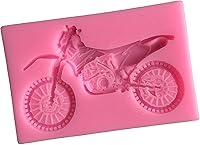 Vista 5 de Cestony Moldes de silicona para motocicleta para bricolaje, pasteles, fondant, galletas, jabón, pudín de azúcar, chocolate, caramelos duros