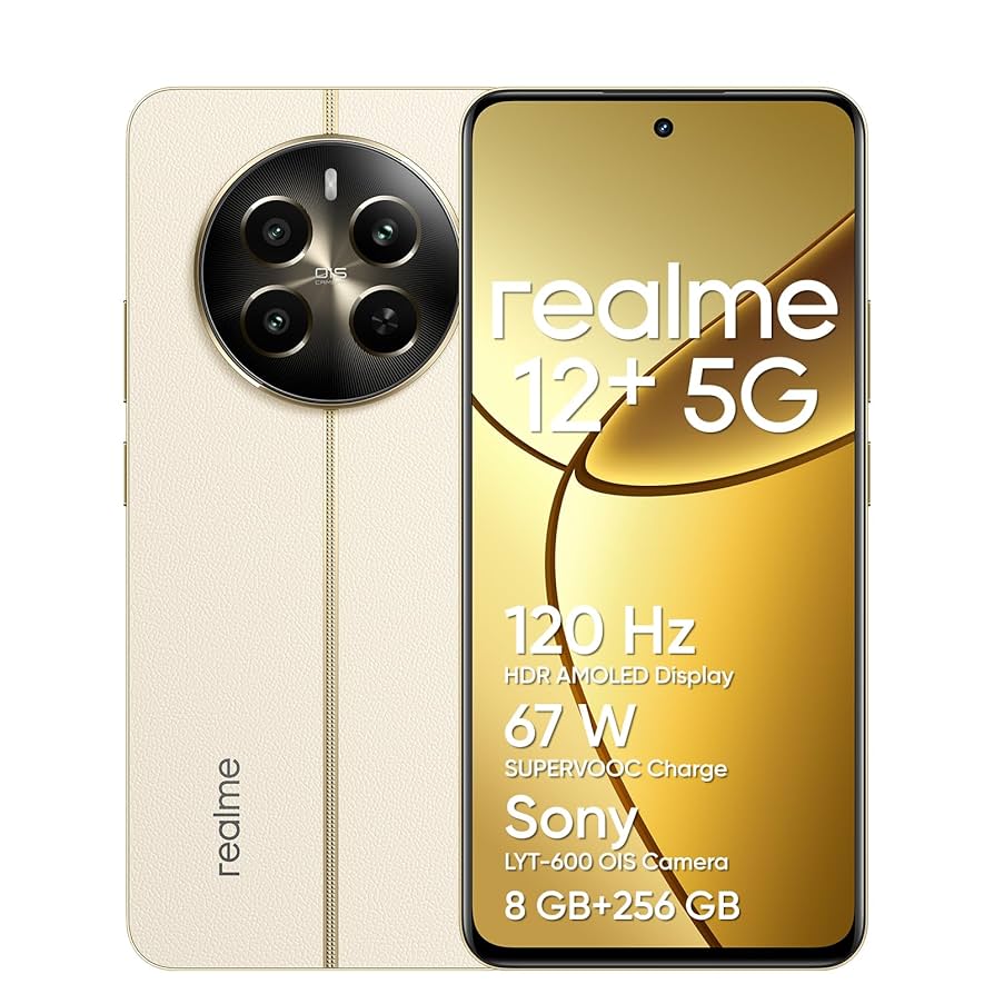 Amazon.com: realme 12+ Dual-SIM 256GB ROM + 8GB RAM (GSM