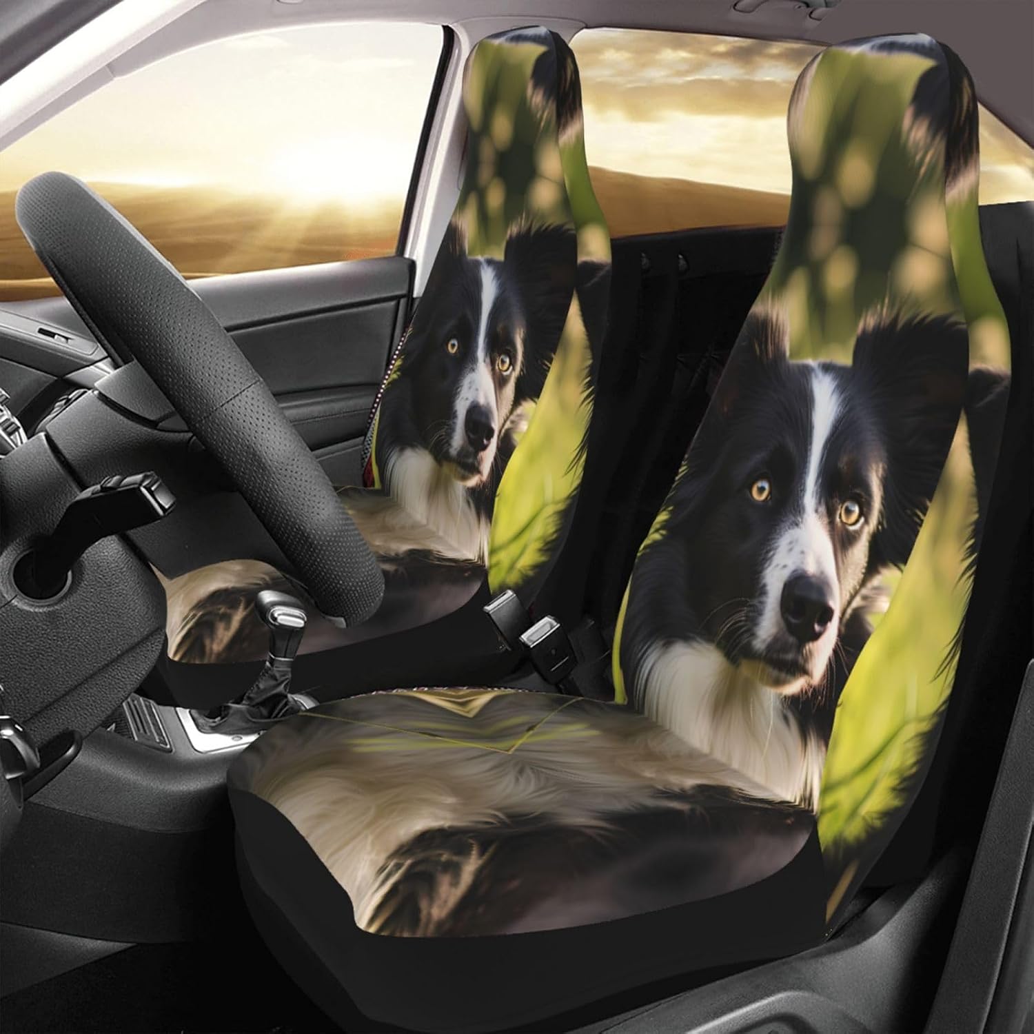 Universal pastoralist Printed car seat Covers are Suitable for Most Seats in Trucks, Vans, and Other Similar Vehicles.