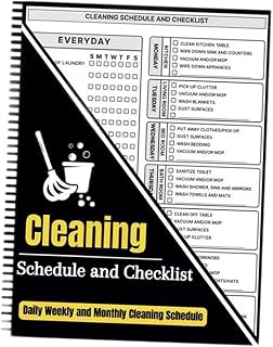 Checklist Ménage Ludique Familiale Portable | design amusant, pour planifier en famille, facile à emporter