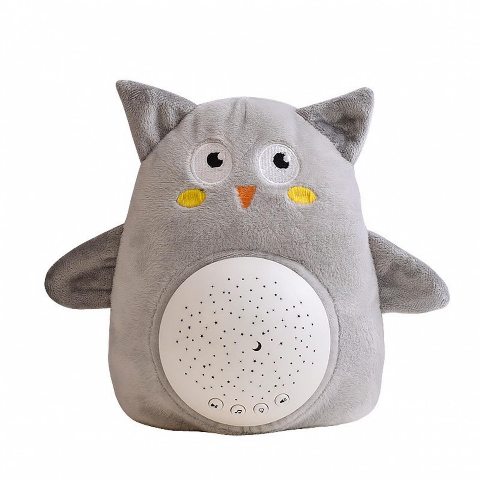 Gralara Peluche con Modulo di Proiezione e Morbido Peluche con Proiezione di Spettacolo Soffusa Luce Notturna Le per Neonati, Forma di Gufo