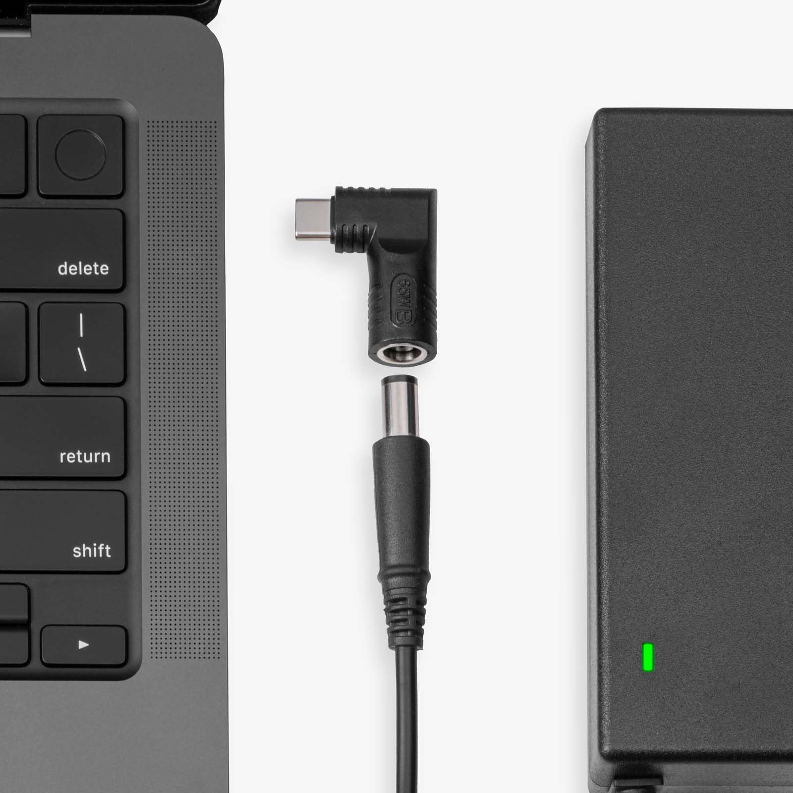 AKYGA Ładowarka Plug for Notebook Power Adapter AK-ND-D14 65W 3,5 x 1,35 mm/USB-C Black