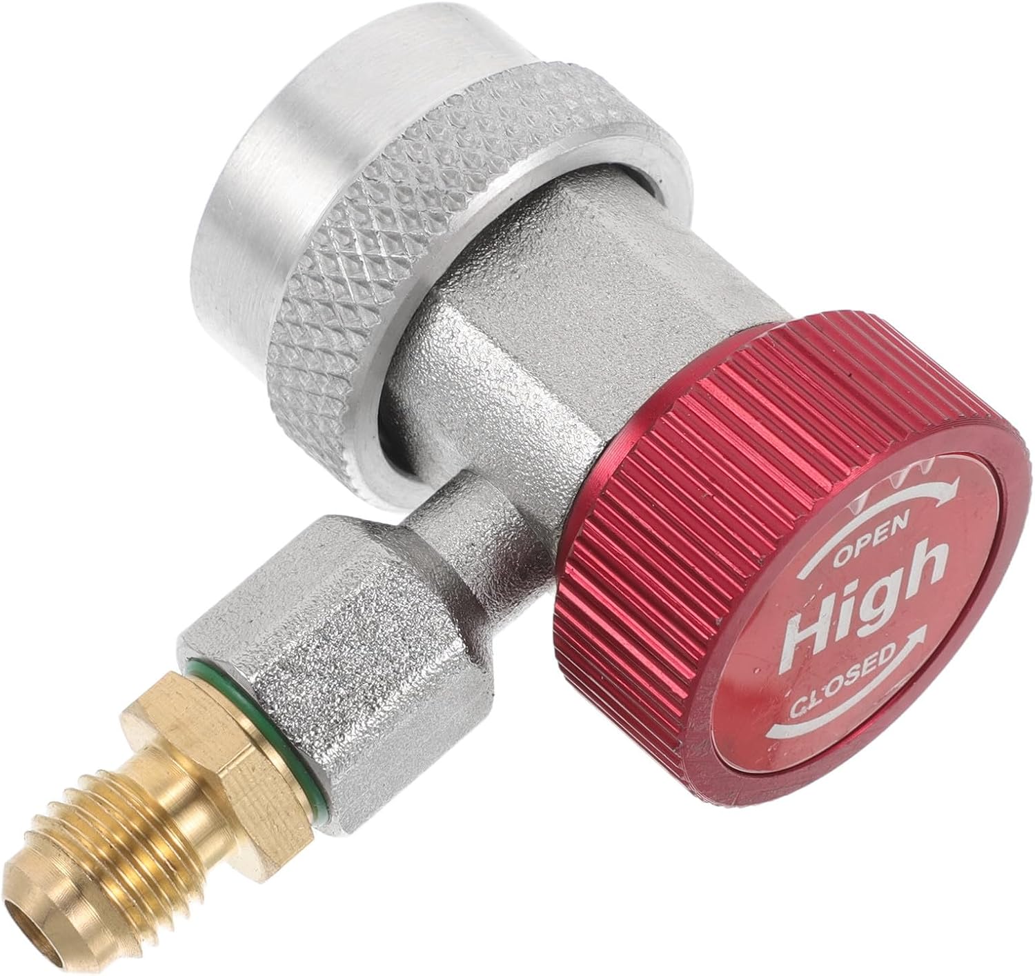 ULTECHNOVO Quick Coupler Adapter Versatile Application for Car Air Conditioner System, Alloy Material with Ergonomic Design for Maintenance and Car Air Conditioning Repair