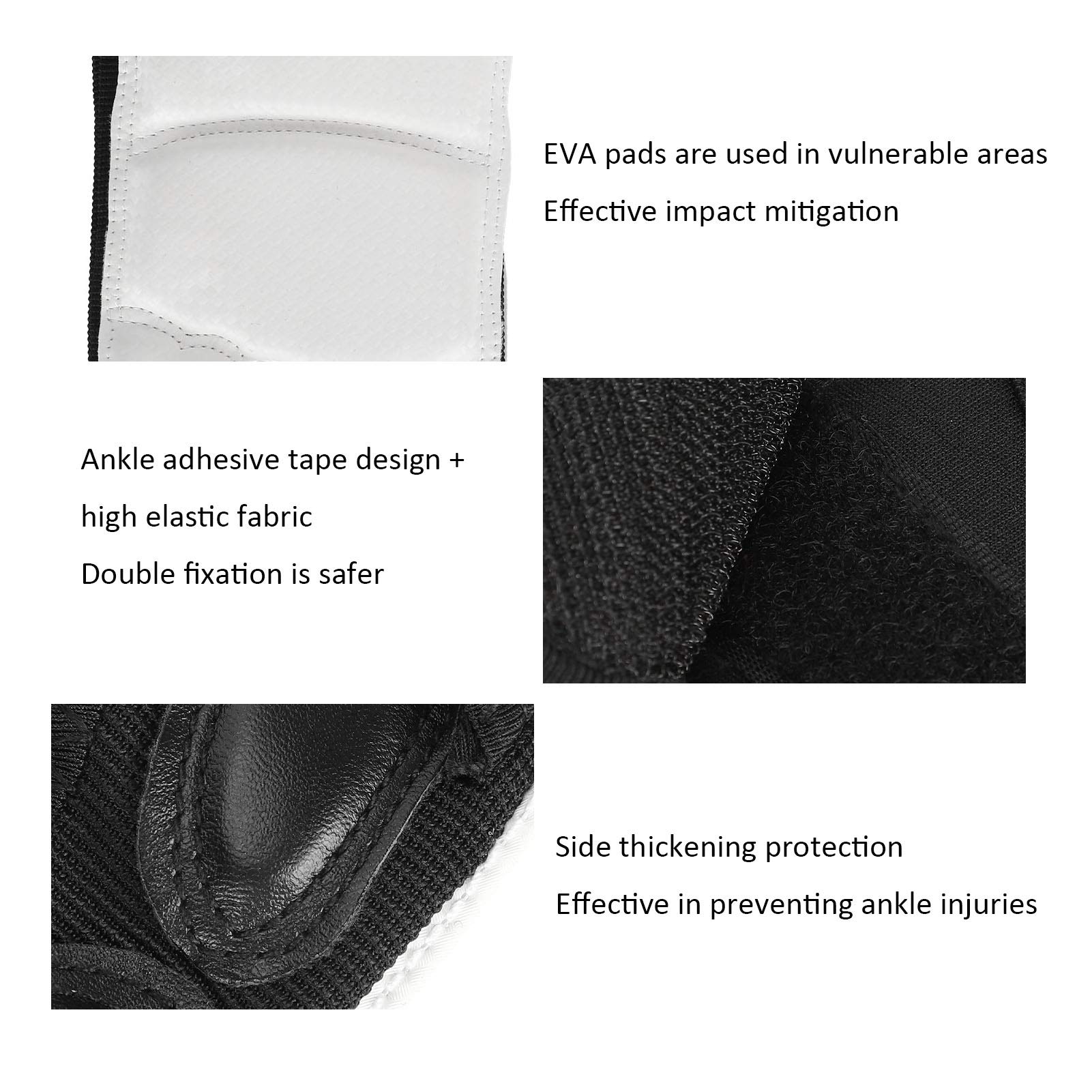 Pilipane Soutien Et Protection de la Cheville,Protège-Pieds De Taekwondo Durables pour Adultes Et Enfants, Attelle De Cheville pour Les Arts Martiaux