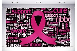 Vohado Breast Cancer Awareness Photo Booth Backdrop Pink Ribbon Party Decorations
