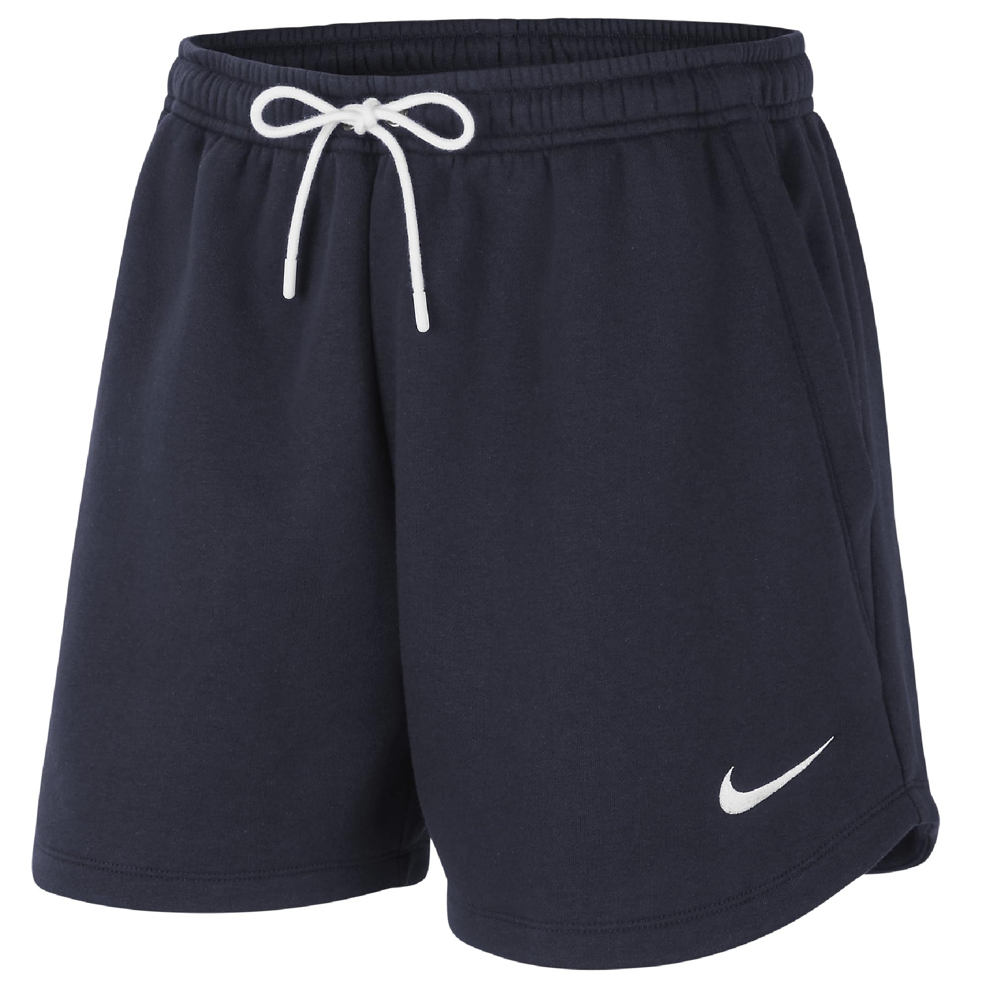 NIKE Damen W Nk Flc Park20 Kz Shorts, Obsidian/White/White, XL EU
