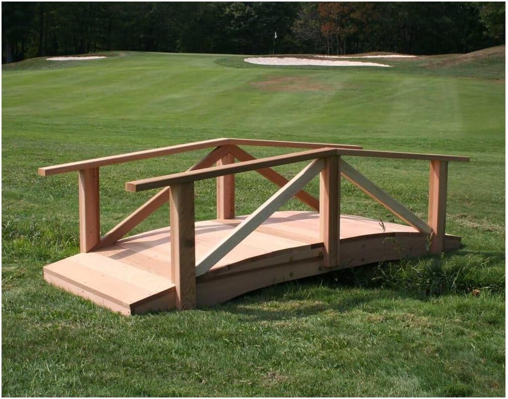 Cedar Garden Bridge - Western Red Cedar 4'