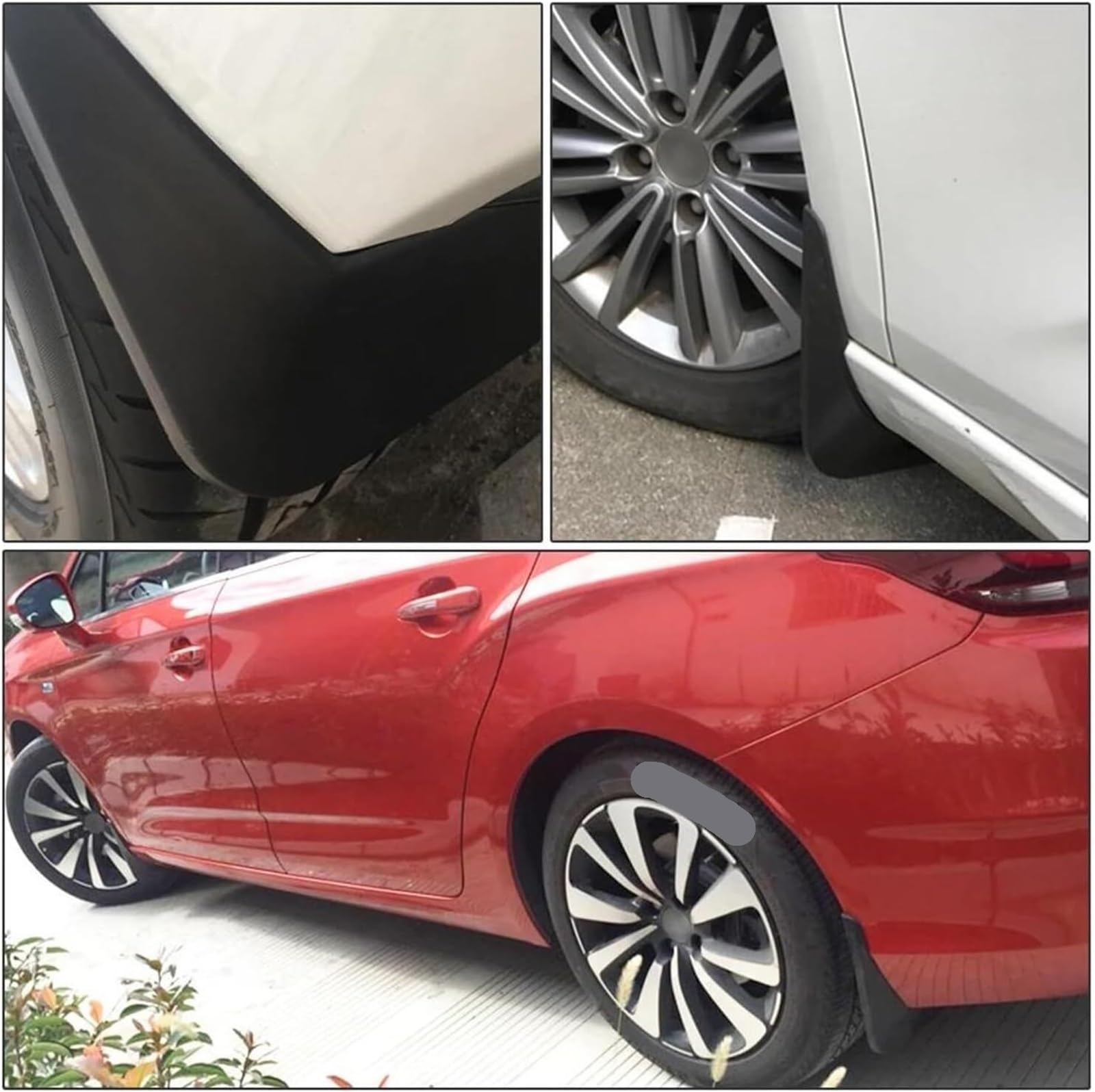 Guardabarros del Coche Guardabarros Delantero y Trasero para Citroën C4 L C4L sedán