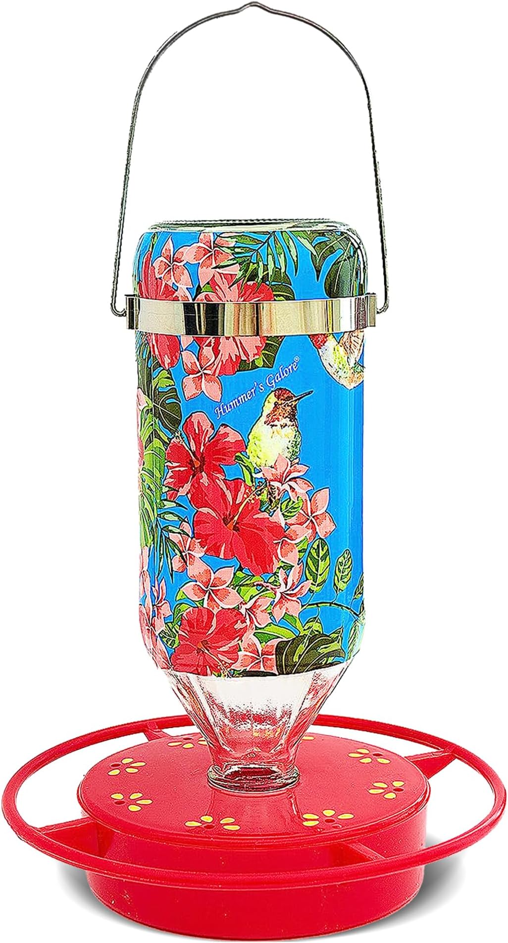 Hummer's Galore Hummingbird Feeder, UV Resistant Plastic