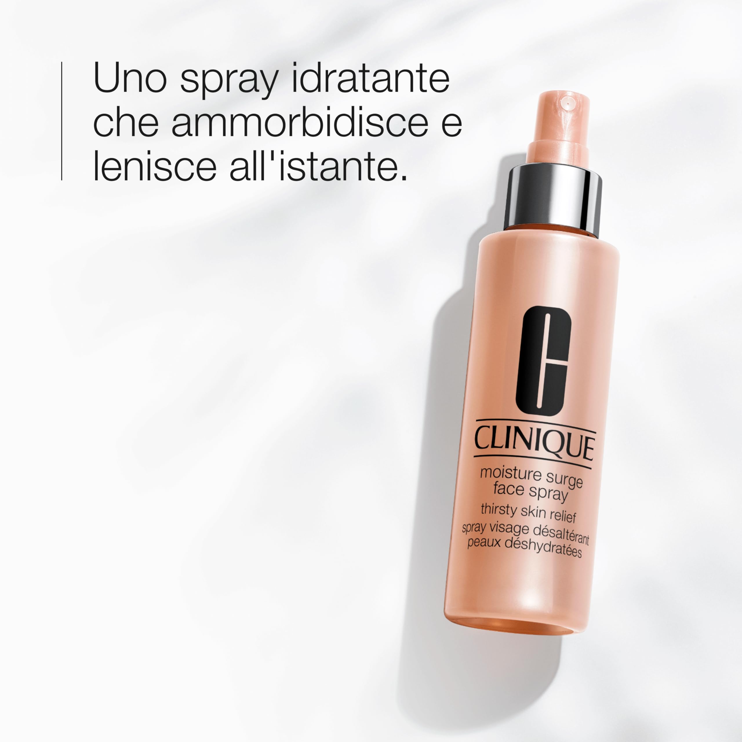 Clinique Moisture Surge Oil Free Face Spray Thirsty Skin Relief | Spray idratante, 125 ml