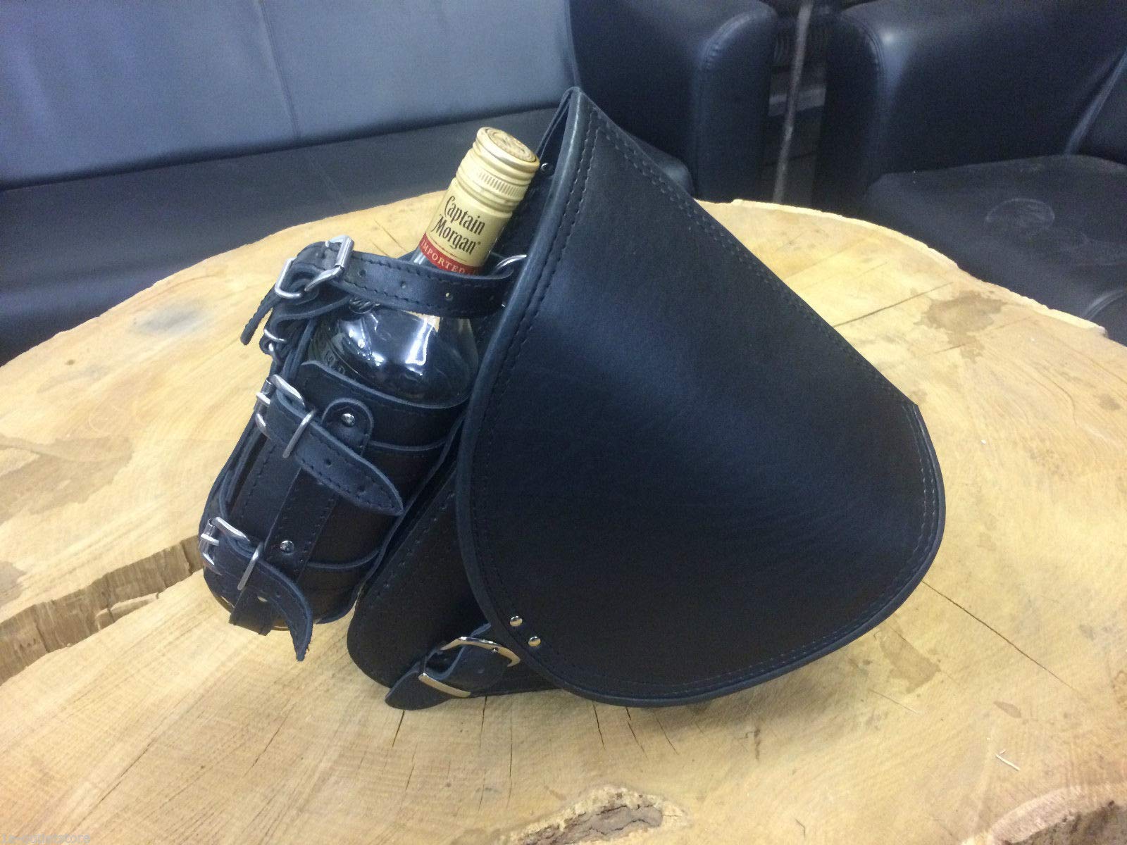 Support de bouteille côté gauche compatible avec Harley Davidson