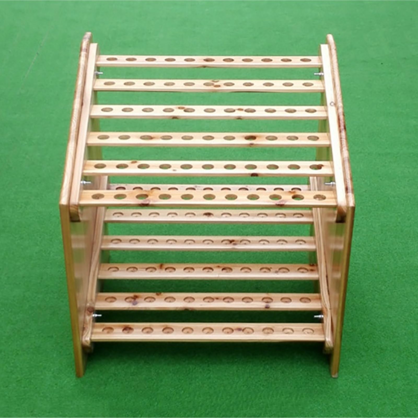Golfschläger Ständer Holz Lagerung Racks Golf Club Veranstalter Display Stand Mit 66 Löcher Halter Golf Clubs Stehen Golfschläger Organizer