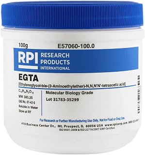 EGTA [Ethylene Glycol-bis(2-aminoethylether)-N,N,N',N'-tetraacetic Acid], 100 Grams