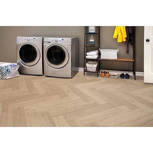 Miniatura 4 de Mohawk Elite - Muestra de piso de vinilo en roble Bumble (una pieza de 15.5 x 15.5 pulgadas)