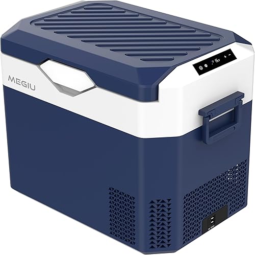 Refrigerador de coche de 12 voltios, congelador portátil de 25 cuartos de galón, refrigerador de 12 V, 24 V CC, 110  240 V CA para camión,